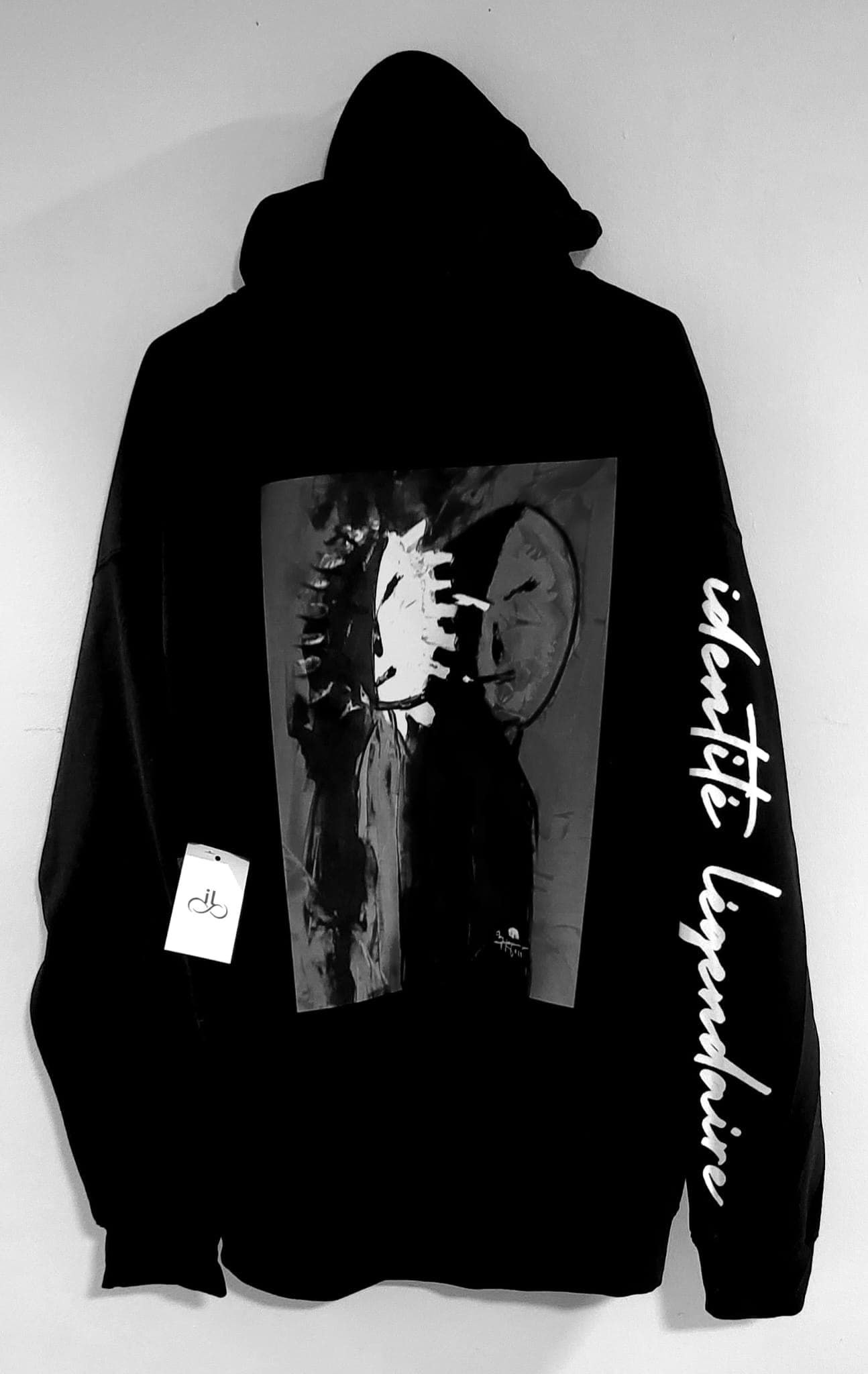 Hoodie Noir Identité Légendaire